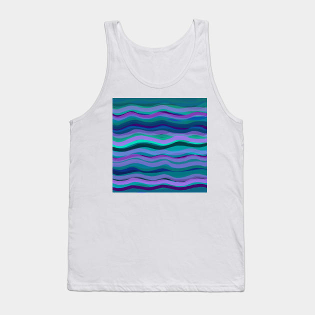 Blue waves Tank Top by jen28